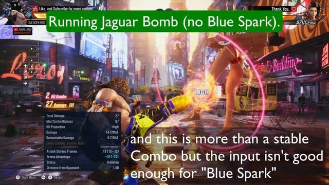 TEKKEN 8 KING BLUE SPARK RUNNING JAGUAR BOMB смотреть онлайн