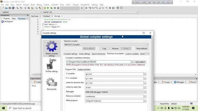 Codeblocks Environment Error! Can't Find Compiler Problem Solved!! смотреть онлайн