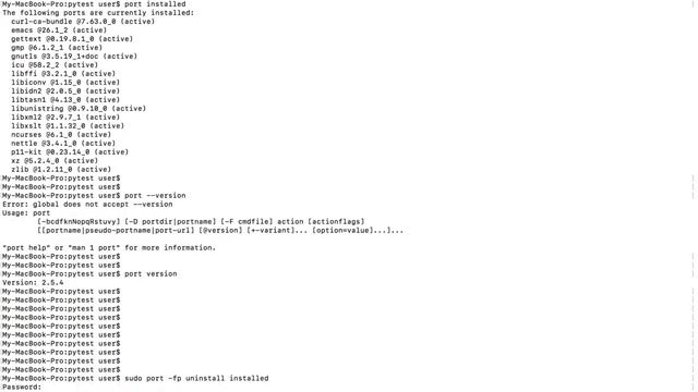 How to Uninstall MacPorts and all packages смотреть онлайн