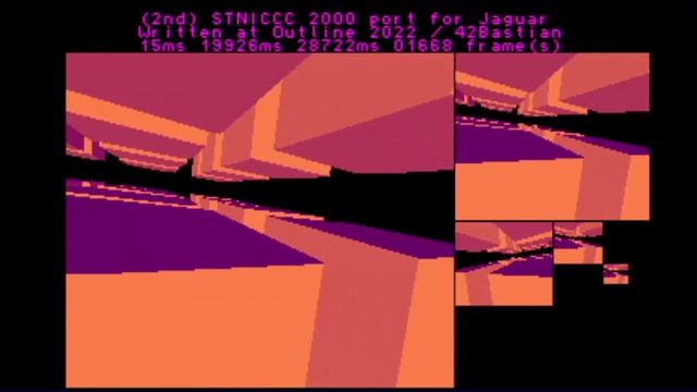 Atari Jaguar Demo: jagniccc2000 (Triple Buffer) (real hardware (of course ;-) ) смотреть онлайн