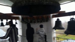 Звон в 40 колоколов на колокольне храма св. Николая Чудотворца в с. Сизьма