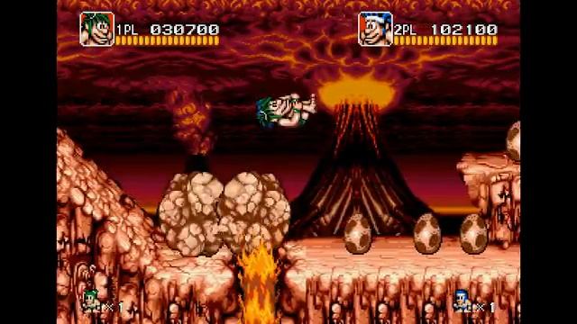 Joe & Mac Sega Genesis TAS 2 players Hard смотреть онлайн