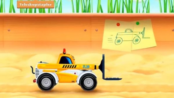 Мультик про ПОДЪЕМНЫЙ КРАН! ЭКСКАВАТОР!