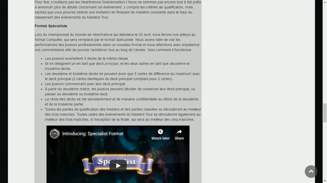 HEARTHSTONE FAIT SA REVOLUTION ! Format specialiste et nouveau circuit смотреть онлайн