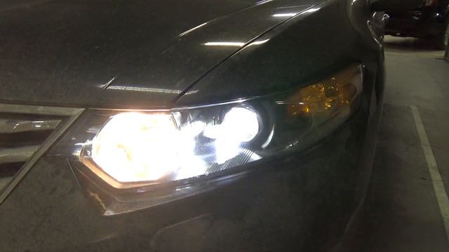 Honda Accord VIII + BI LED HELLA 3R LED смотреть онлайн
