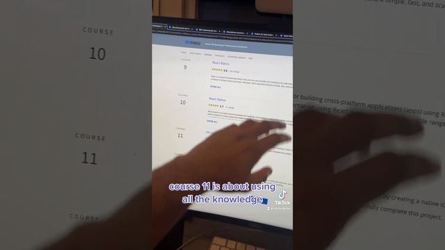 Meta x Coursera iOS mobile app developer certification смотреть онлайн