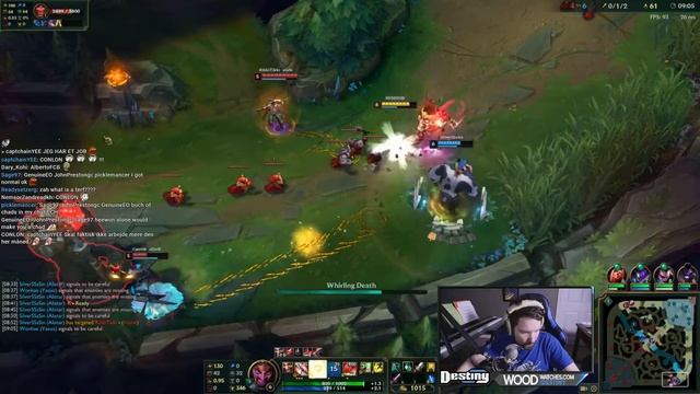 20180605 101031PM 269920142 DIV ADC Solo queue oh boy @ destiny gg embed chat League of Legends not смотреть онлайн