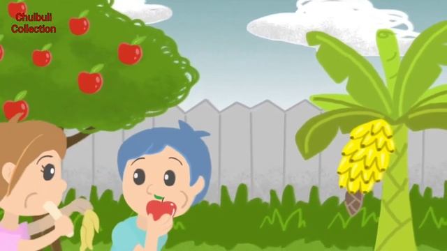 I like to eat Apples and Bananas |Apples and Bananas Song| смотреть онлайн