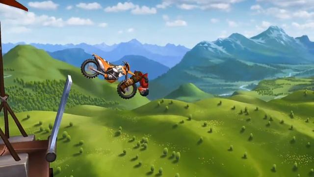 Trials Frontier - Flaming Freeway Platinum run - top 100 (rank 53 iOS) смотреть онлайн