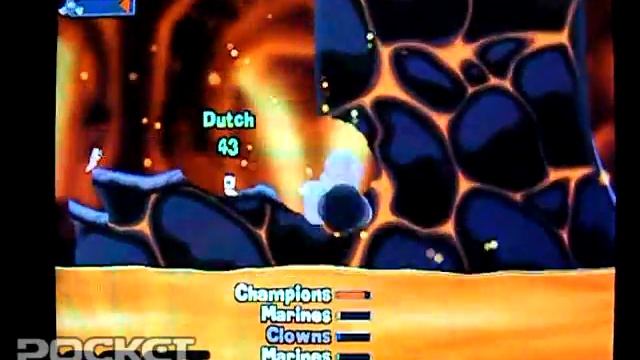 Pocket Gamer exclusive: Worms on iPhone смотреть онлайн