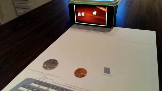 Print Your Own Paper Keyboard iPhone App Demo - Amazing! смотреть онлайн