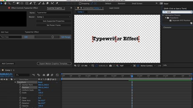 Typewriter Effect In Adobe Premiere Pro CC Tutorial