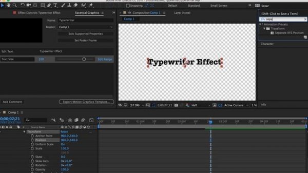 Typewriter Effect In Adobe Premiere Pro CC tutorial