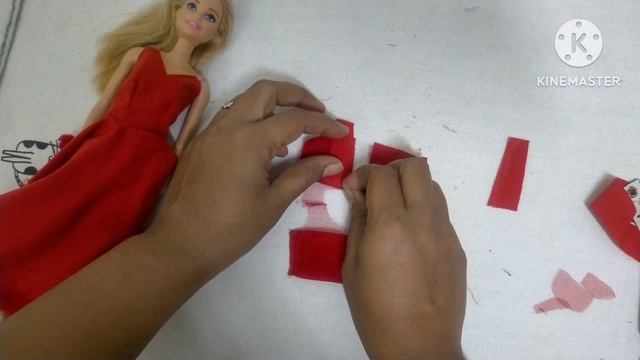 How To Stitch  Kurti For Barbie/easy Steps To Stitch Kurti For Barbie/gudiya Ke Liye Kurti Banaye