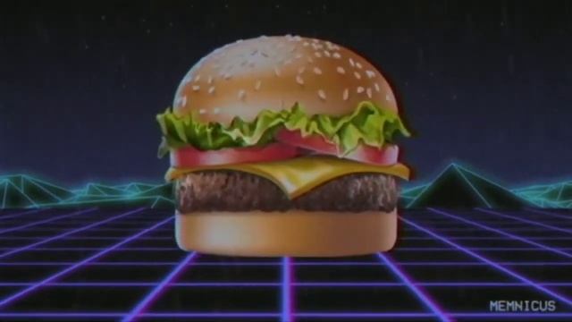 [10 Minutes] Hamburger Cheeseburger Big Mac Whopper (Synthwave Remix)