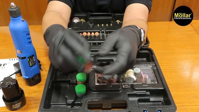 REVIEW MOLLAR CMG12125A CORDLESS MINI GRINDER BATERAI 12V MESIN BOR GERINDA TUNER (PART 1) смотреть онлайн