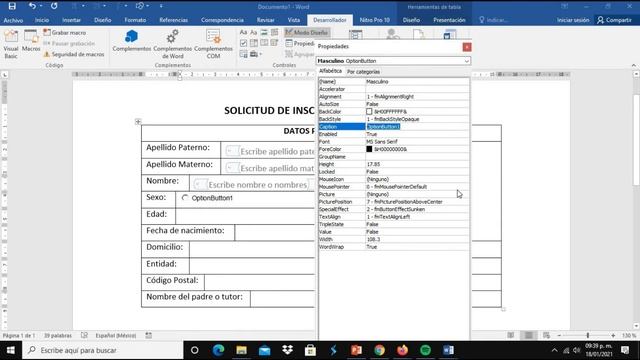 ¿Cómo hacer FORMULARIOS en WORD? смотреть онлайн