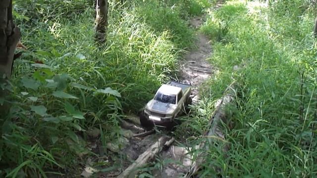 Traxxas TRX-4 sport & Redcat Gen8 V2 scout trail run together at Chestnut ridge. смотреть онлайн