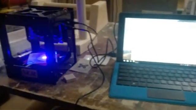 NEJE DK-8-KZ 1000mW Laser Engraver Printer смотреть онлайн