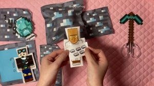 💚paper diy💚 MINECRAFT GIANT Blind Bags | ASMR | applefrog