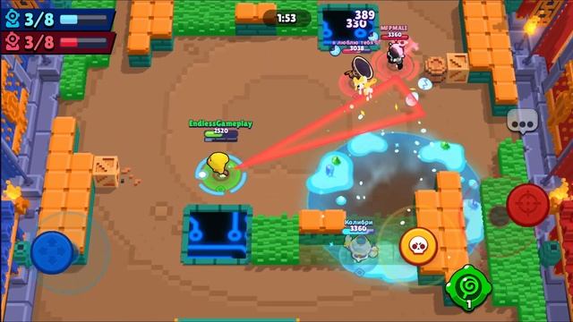 Brawl Stars - Gameplay Walkthrough Part 825 - Sally Leon - Wipeout (iOS, Android) смотреть онлайн