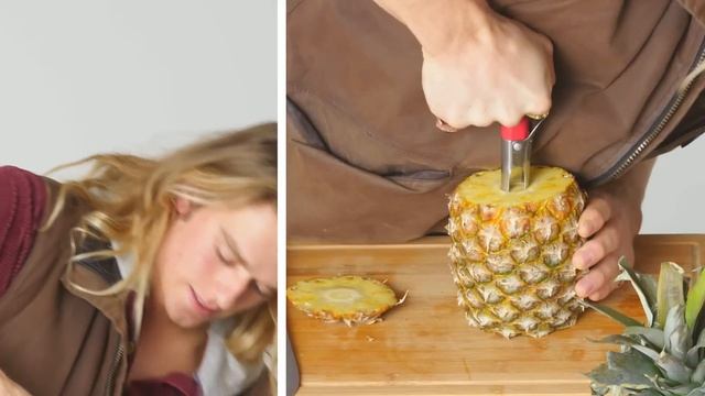 50 People Try to Cut Pineapple Rings | Epicurious смотреть онлайн