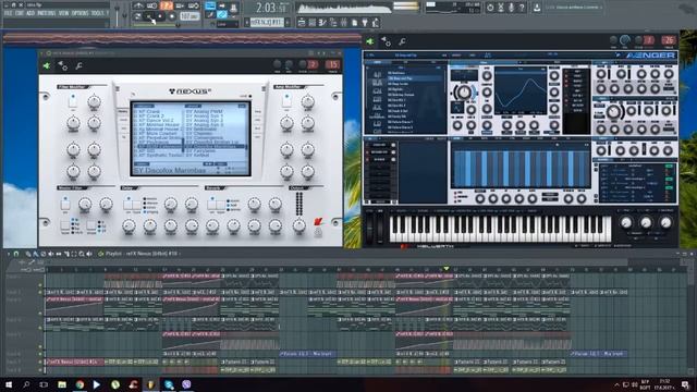 EDM Tropical Dance with reFX Nexus 2 and vps Avenger смотреть онлайн