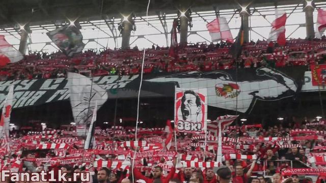 Фанаты Спартака на дерби с Динамо. Видеообзор Fanat1k.ru смотреть онлайн