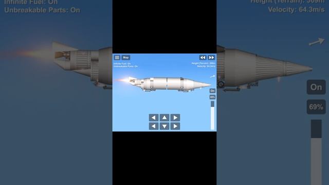 Spaceflight Simulator - Aircraft in flight able to unload a Rover iOS смотреть онлайн