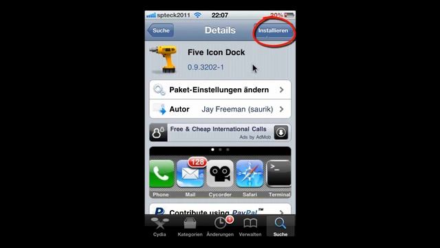 five icon dock iphone fünf apps unten hinzufügen смотреть онлайн