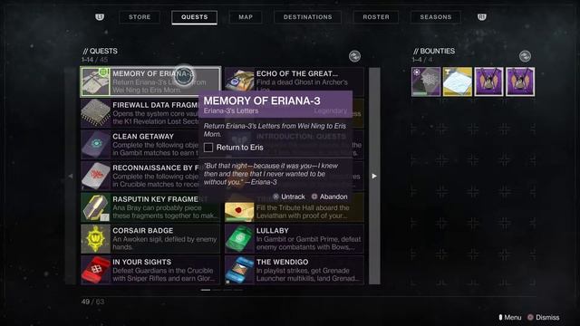 Destiny 2 Shadowkeep Get to Eris Morn for Eriana 3 Story смотреть онлайн