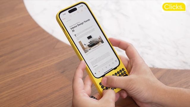 Clicks is the first case keyboard for Apple iPhone which turns it into BlackBerry смотреть онлайн