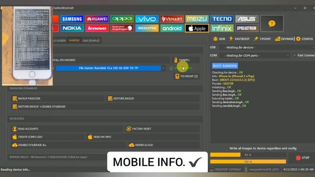 iphone 6s Hello Screen bypass done by unlock tool 100% iphone 6s icloud unlock iOS 15.7.4#iphone смотреть онлайн