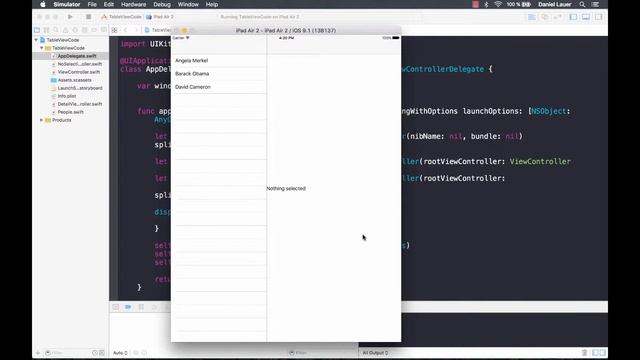 57. UISplitViewController Display Modes (iOS Application Development with Swift 2.1) смотреть онлайн