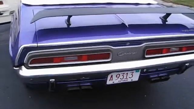 1971 Dodge Challenger 340 Convertible, Plum Crazy, AC, AM-FM, loaded car - FOR SALE смотреть онлайн