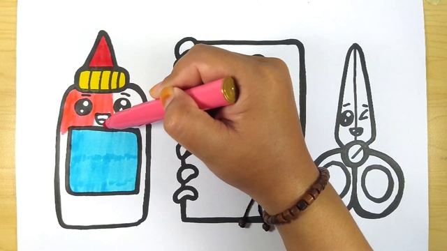 Notebook and Scissors Drawing, Painting, Coloring For Kids & Toddlers _ Child Art смотреть онлайн