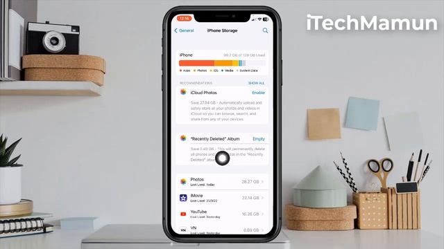 How To Clear iPhone Cache - iOS 16 | How To Delete iPhone System Data | iTechMamun смотреть онлайн