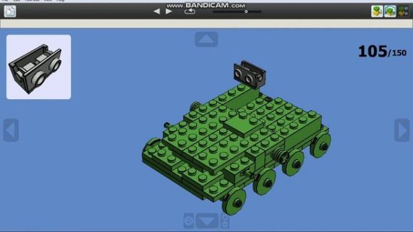 Самоходка АСУ-57 из ЛЕГО (инструкция по сборке)