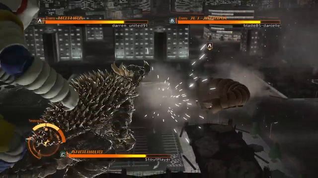 GODZILLA PS4 : Anguirus vs Mothra and Jet Jaguar смотреть онлайн