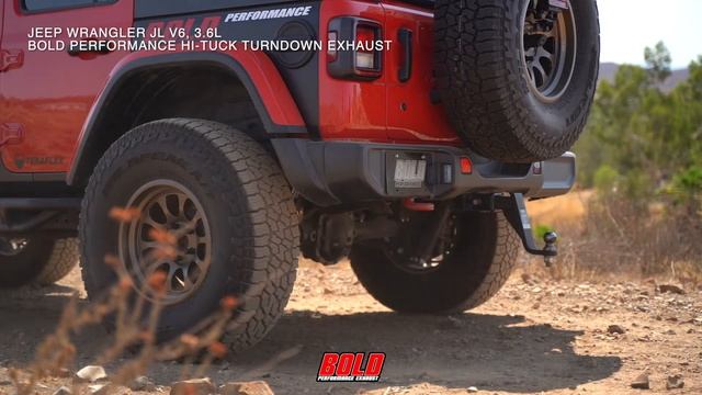 BOLD PERFORMANCE - Jeep Wrangler JL 2018~2021 HI-Tuck Turndown Axle-Back Exhaust смотреть онлайн