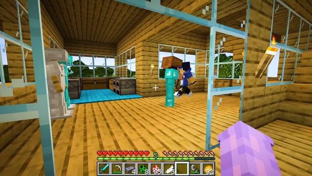 My SECRET Door To My HIDDEN Minecraft Home! смотреть онлайн