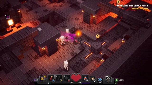 MINECRAFT DUNGEONS | Mission Completed - FIERY FORGE - (PC HD 1080p 60FPS) Gameplay смотреть онлайн