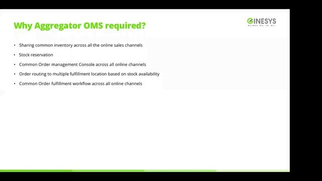 Webinar: How to sell online with Ginesys as backend ERP and POS смотреть онлайн