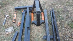 Разборная стойка,  своими руками  для мотобура на 300  . первая часть