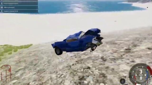 Driving Off The Cliff Car Crash Test Compilation - BeamNG.drive смотреть онлайн