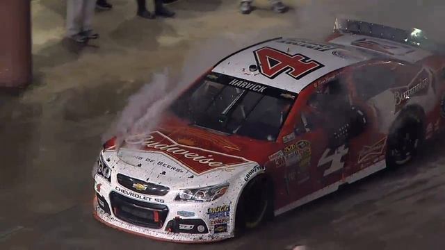 Харвик охвачен пламенем, Кеселовски разбился - Бристоль - Кубок НАСКАР по спринту 2014 смотреть онлайн