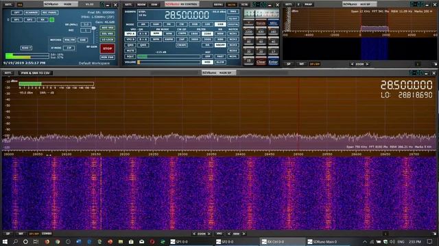 Shortwave Spectrum What can we hear from 28 to 29 MHz смотреть онлайн