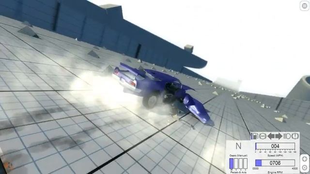 1970 PONTIAC Firebird Crashtest  BeamNG.Drive + Downloadlink