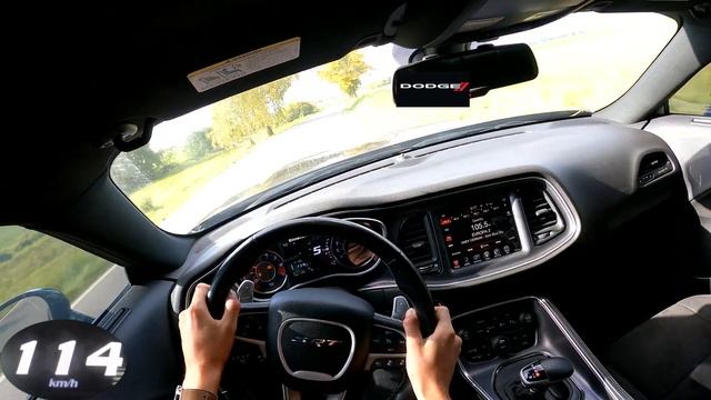 Dodge Challenger 6.4 SRT 4K TEST DRIVE POV смотреть онлайн