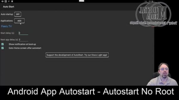 Android App Autostart  - Autostart No Root